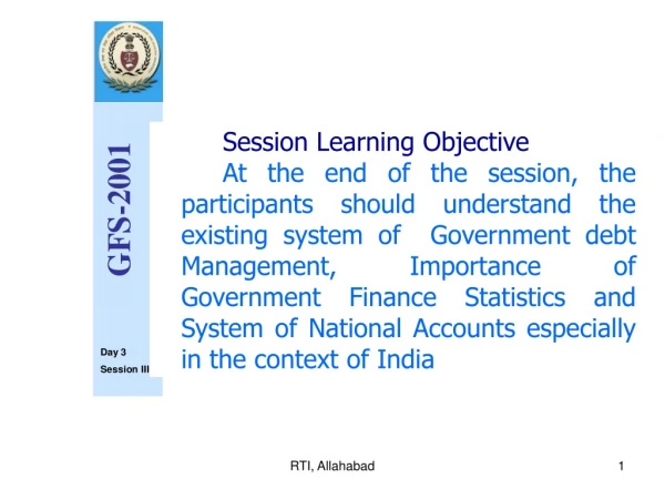 Session Learning Objective