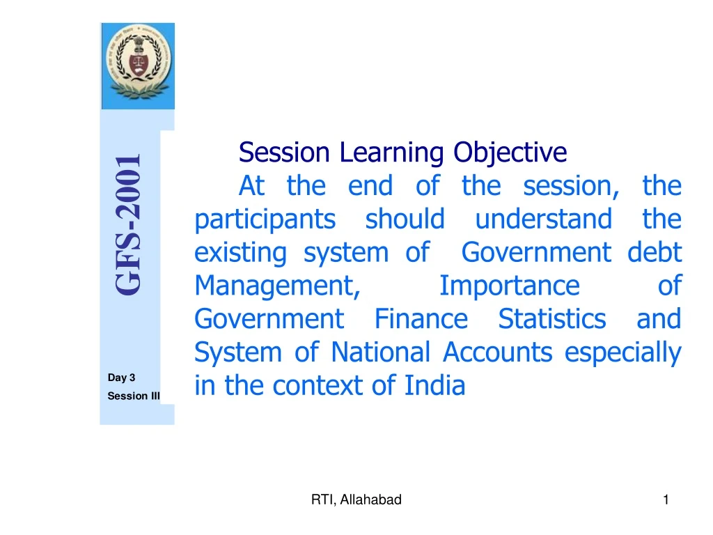 session learning objective