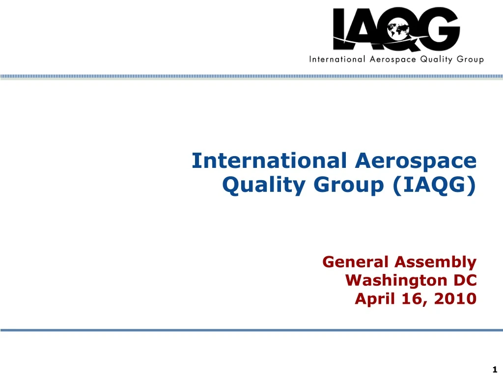 international aerospace quality group iaqg