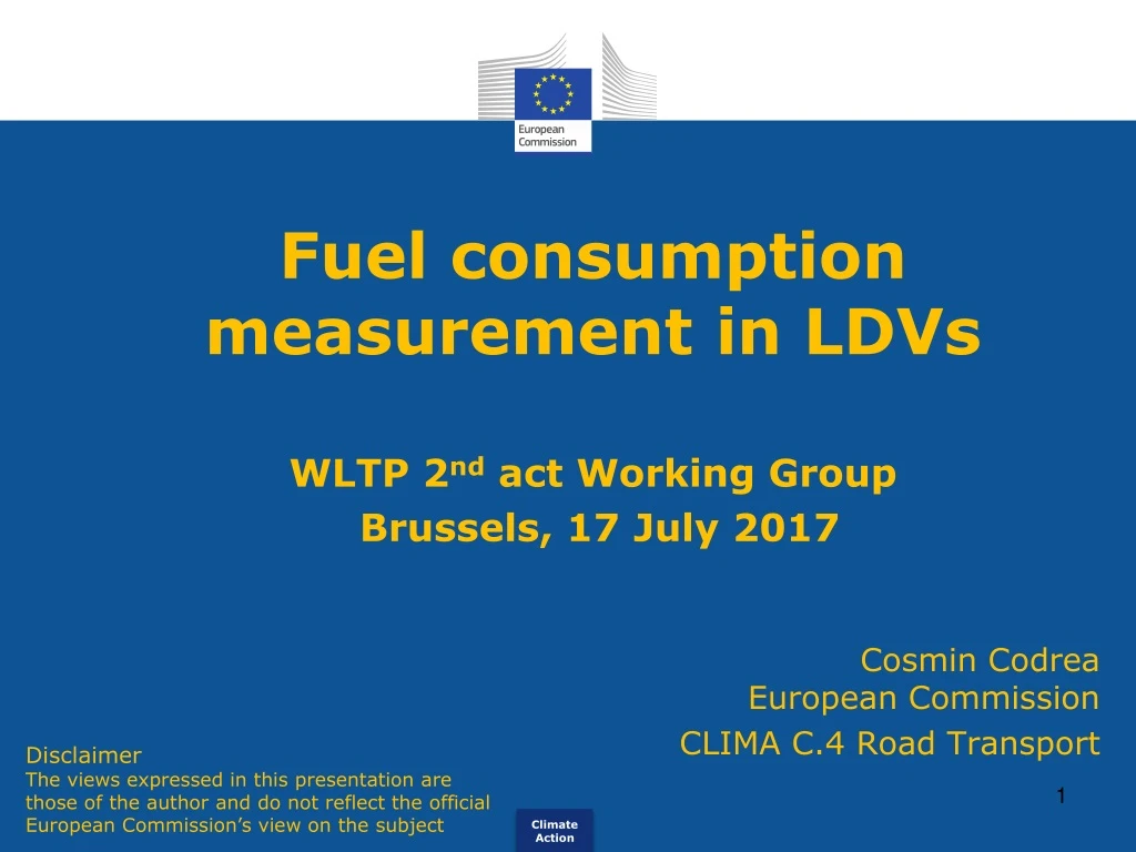 fuel consumption measurement in ldvs wltp