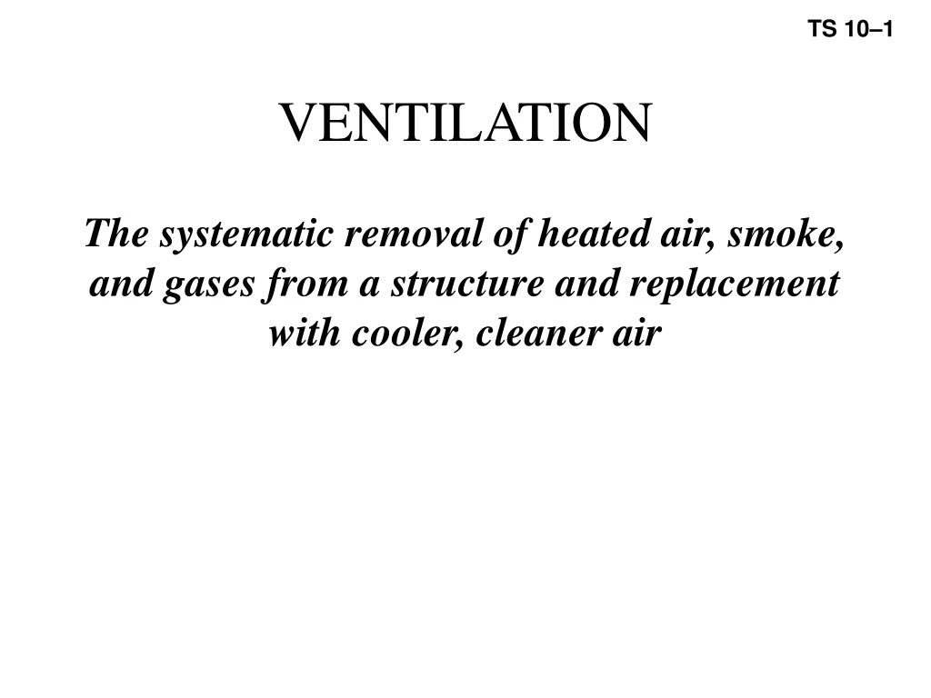 ventilation