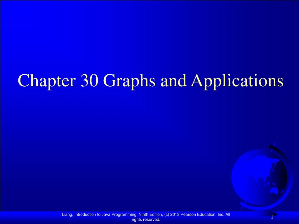 chapter 30 graphs and applications