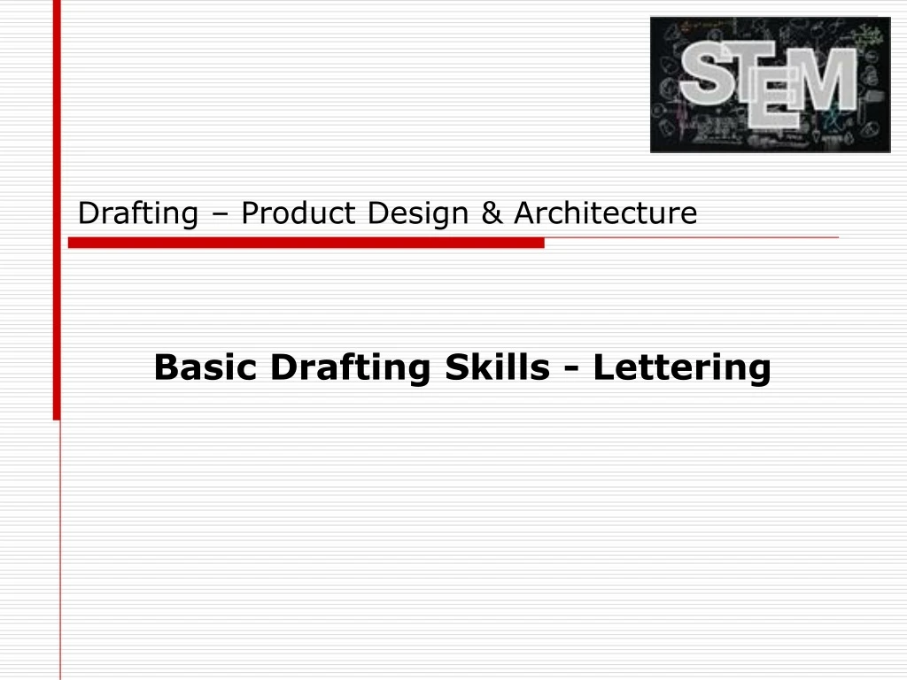 drafting product design architecture