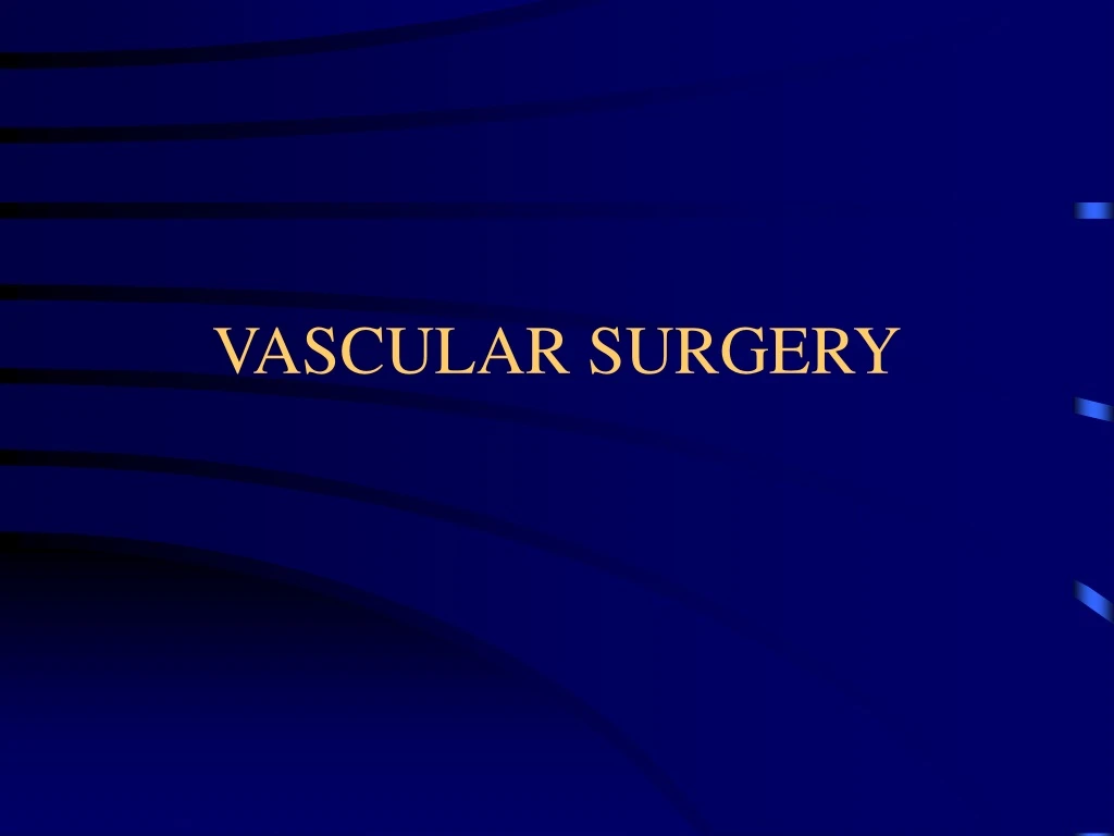 vascular surgery