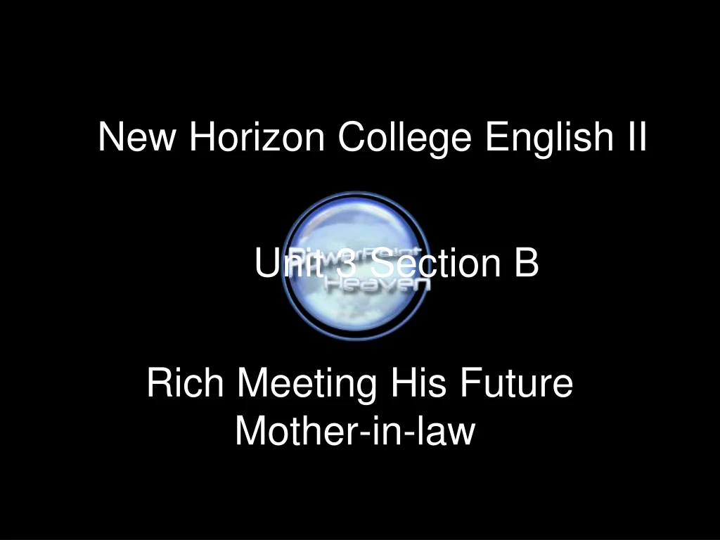 new horizon college english ii