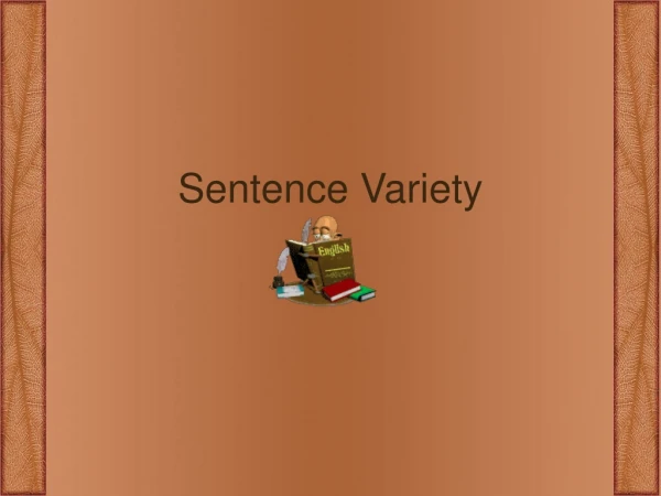 Sentence Variety