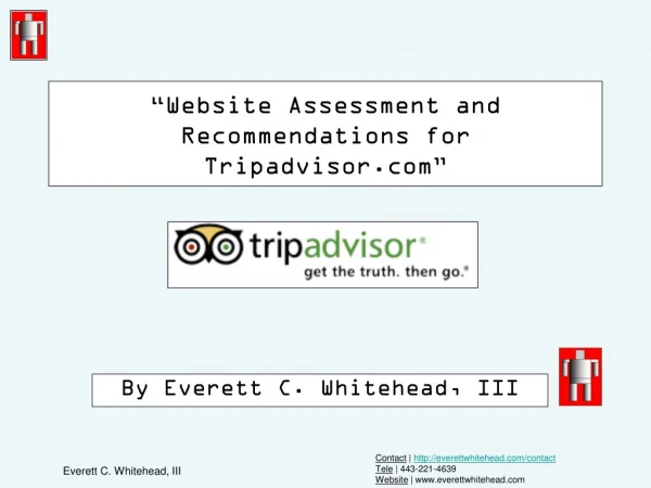 “Website Assessment and Recommendations for Tripadvisor”