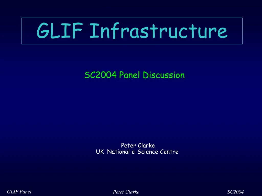 glif infrastructure