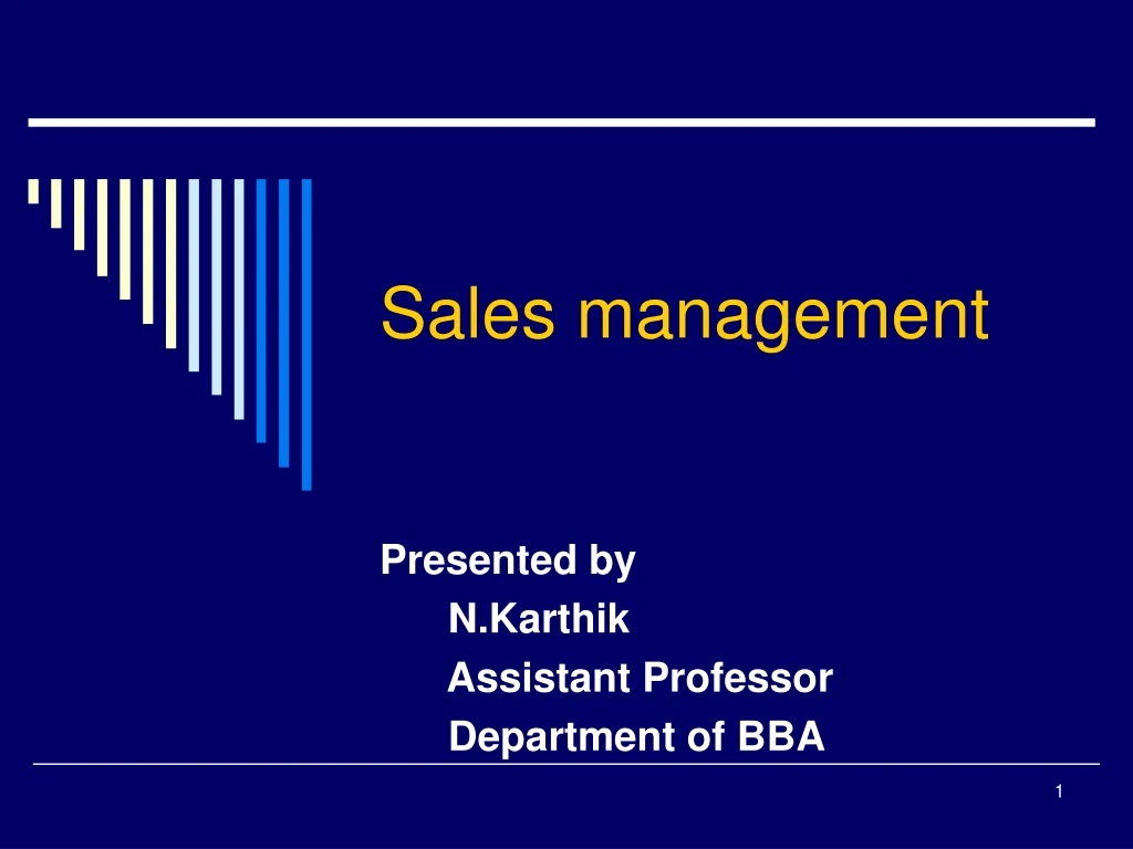 sales management