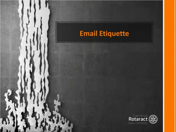 Email Etiquette