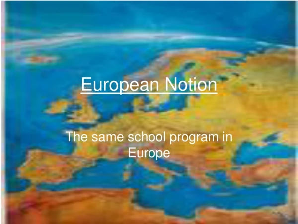 European Notion