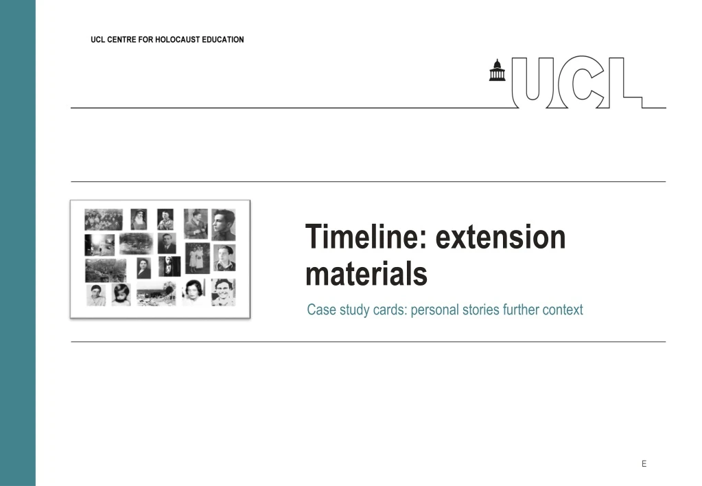 timeline extension materials