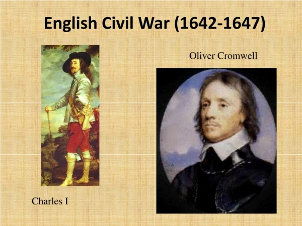 English Civil War (1642-1647)