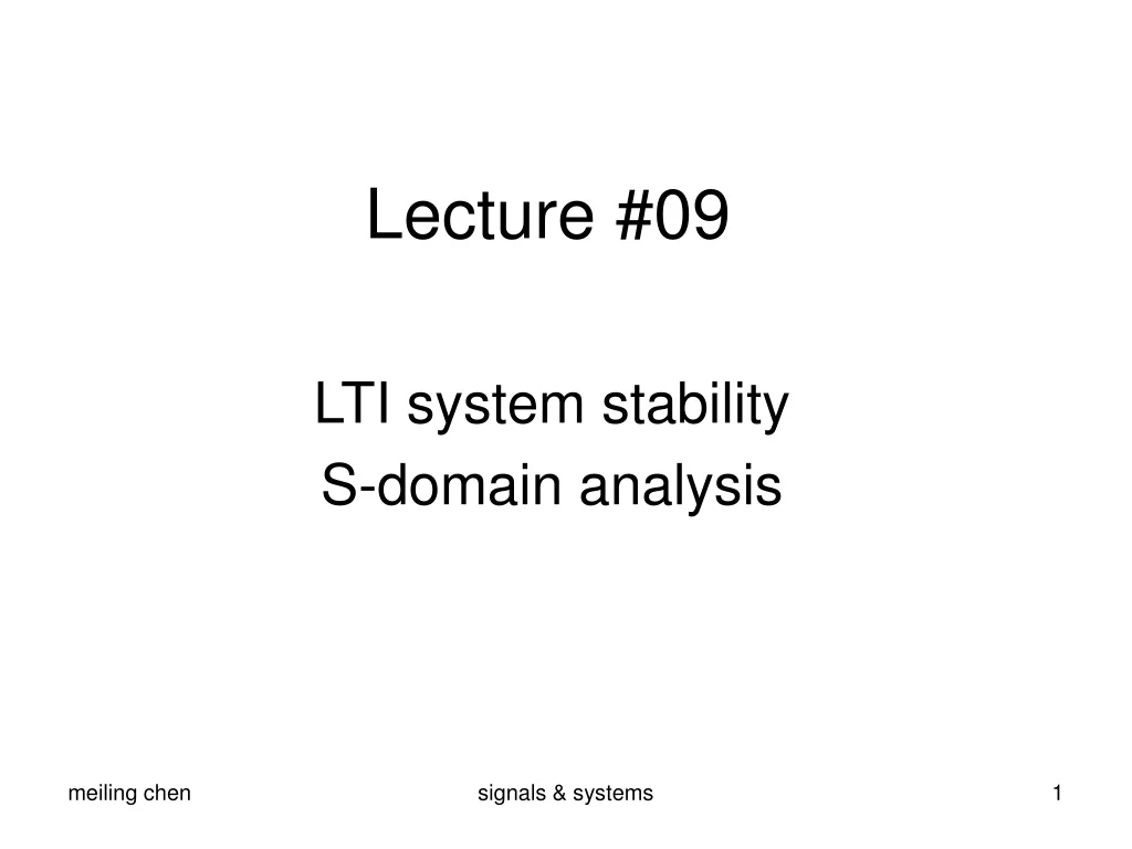 lecture 09