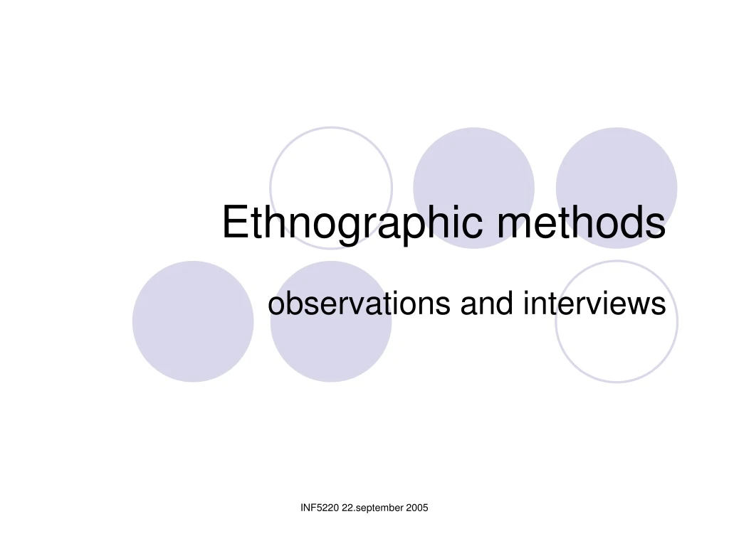 Doing Ethnography Today: Theories, Methods, Exercises