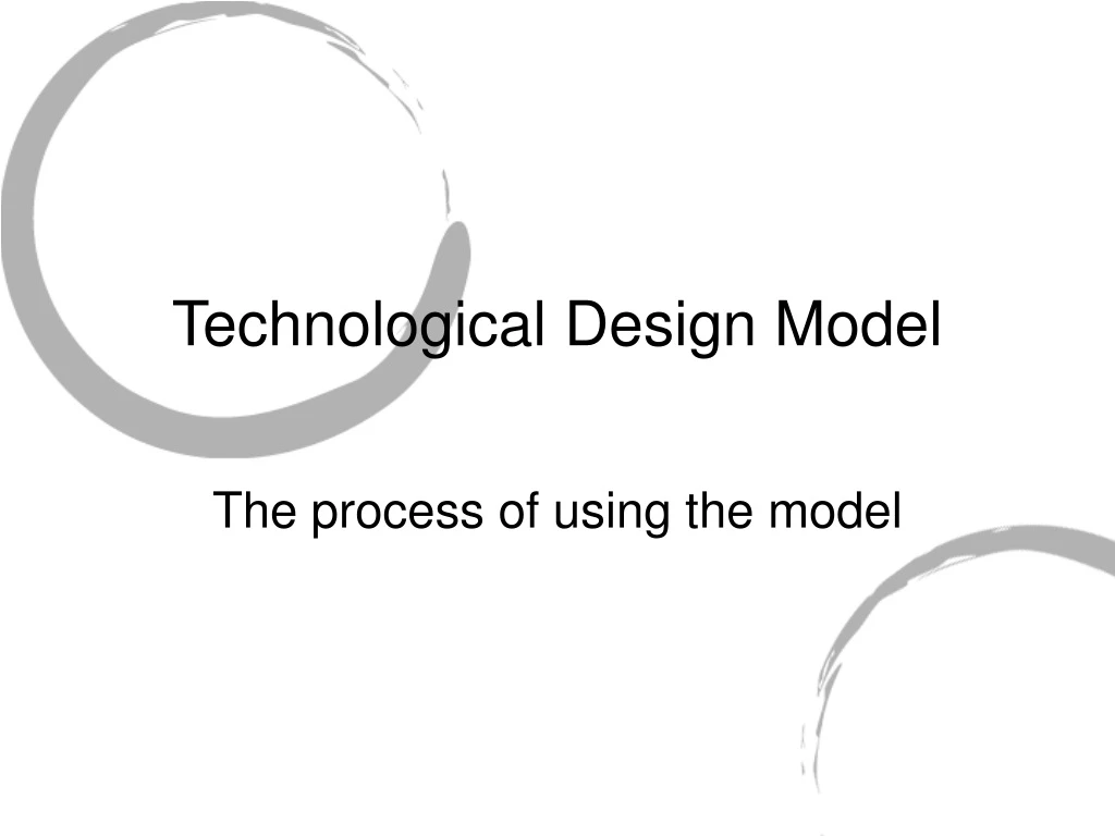 technological design model