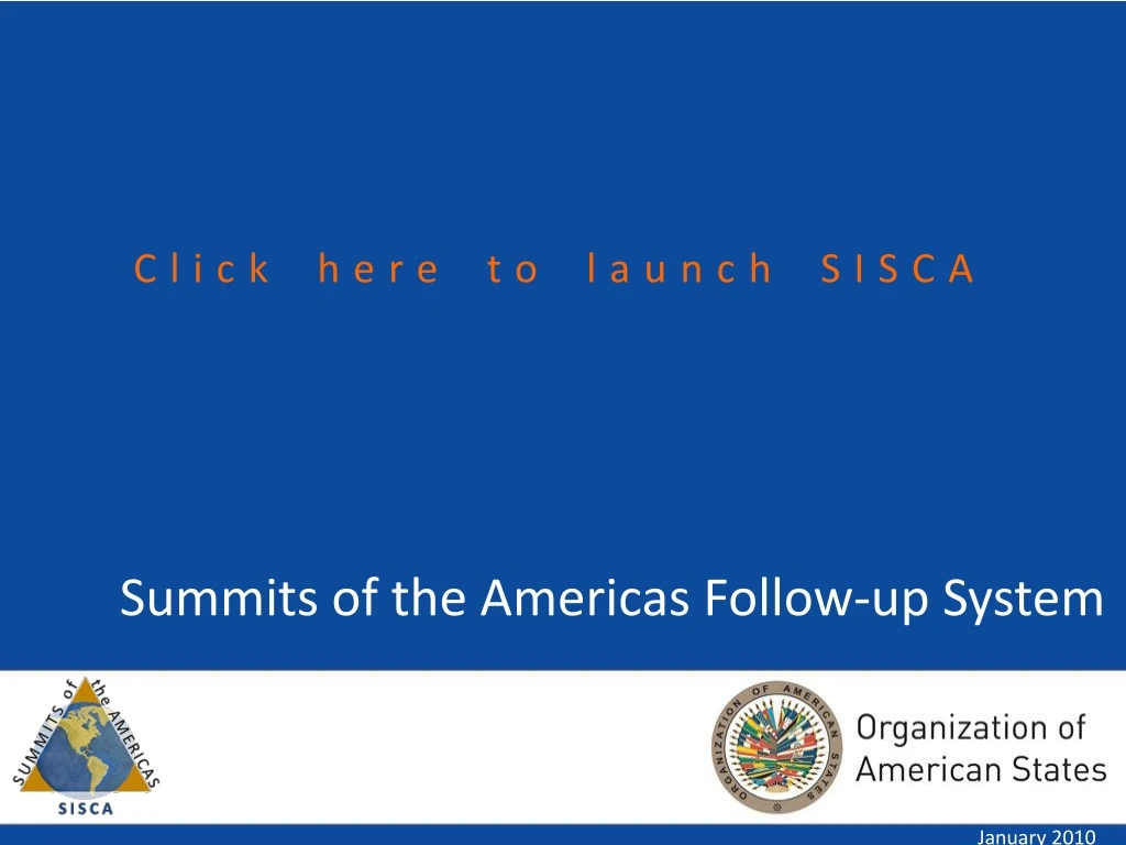 summits of the americas follow up system