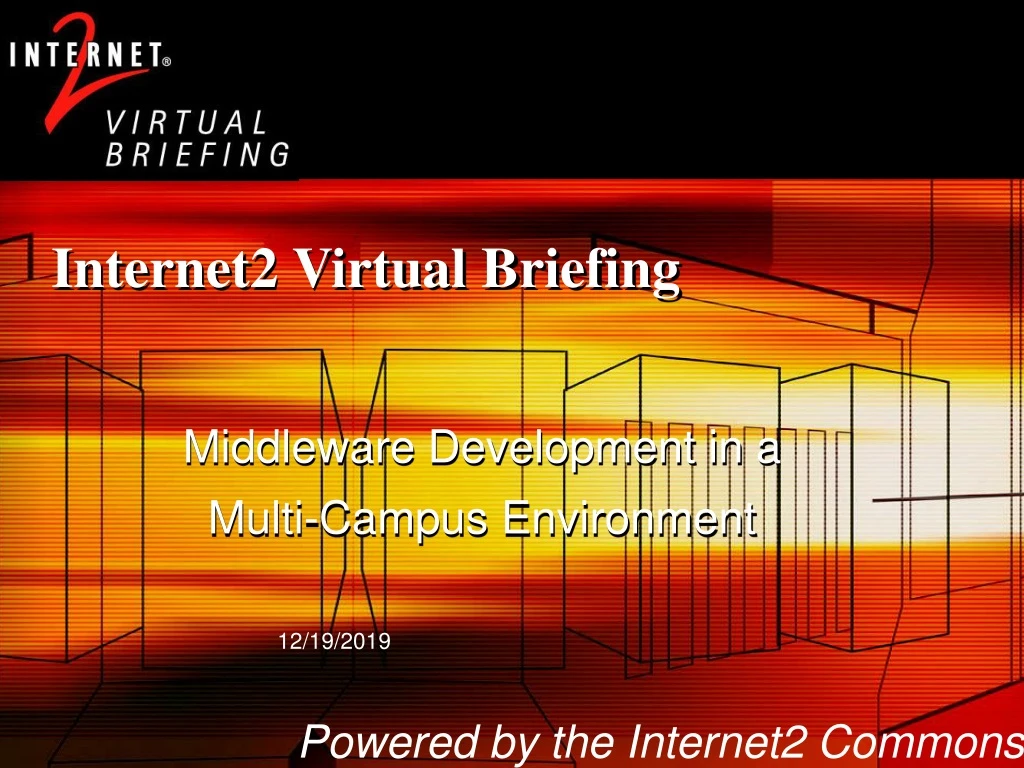 internet2 virtual briefing