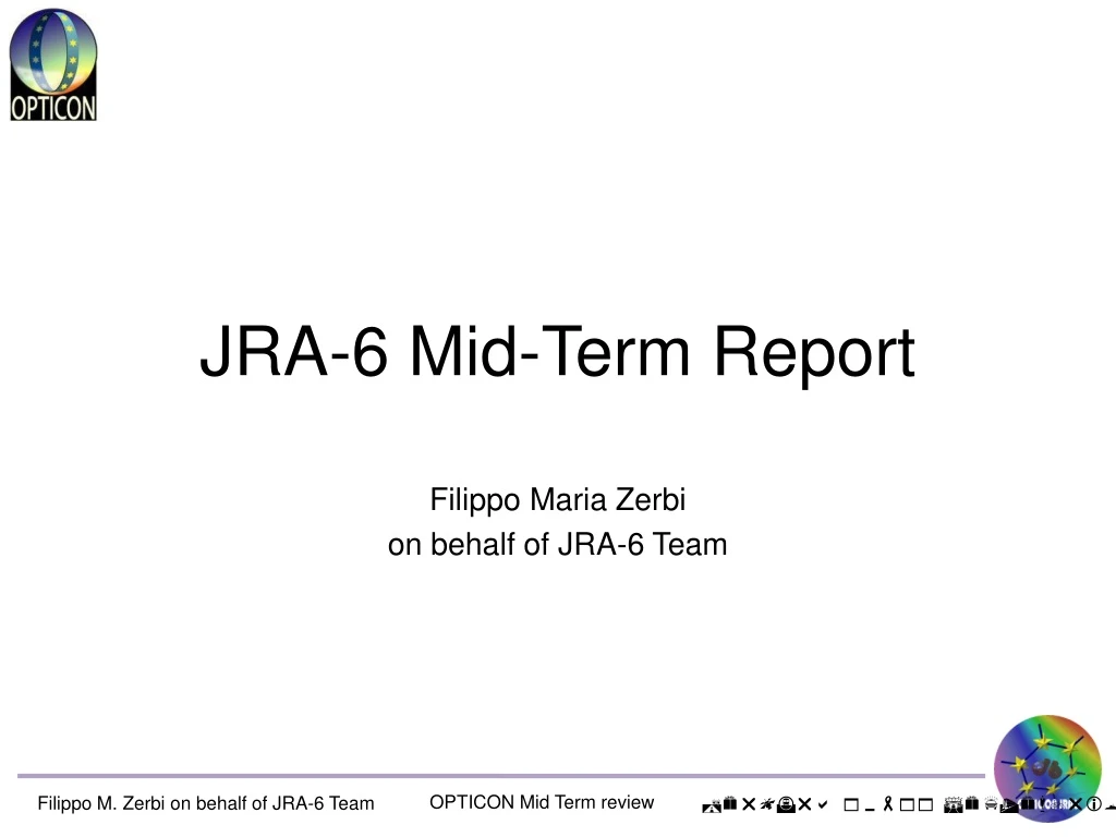 jra 6 mid term report