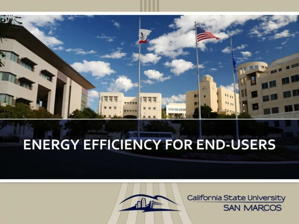 Energy Efficiency for End-Users