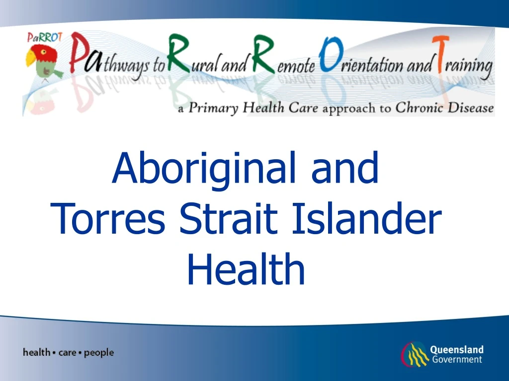 aboriginal and torres strait islander health