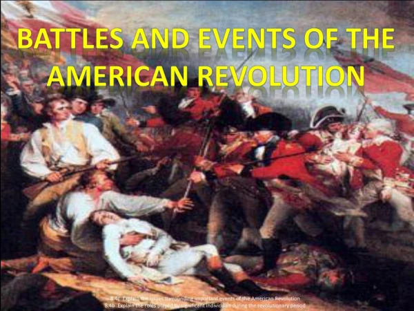 Battles and Events of the American Revolution