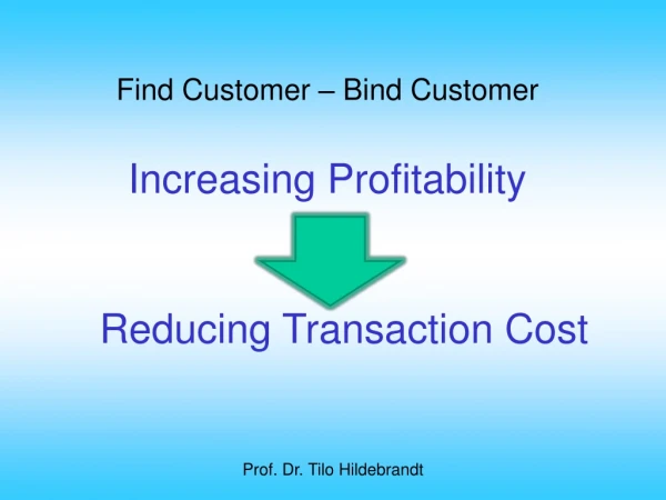 Find  Customer  – Bind Customer