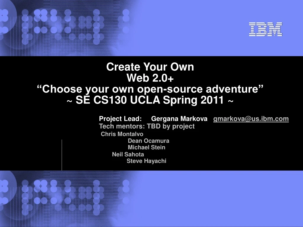 create your own web 2 0 choose your own open