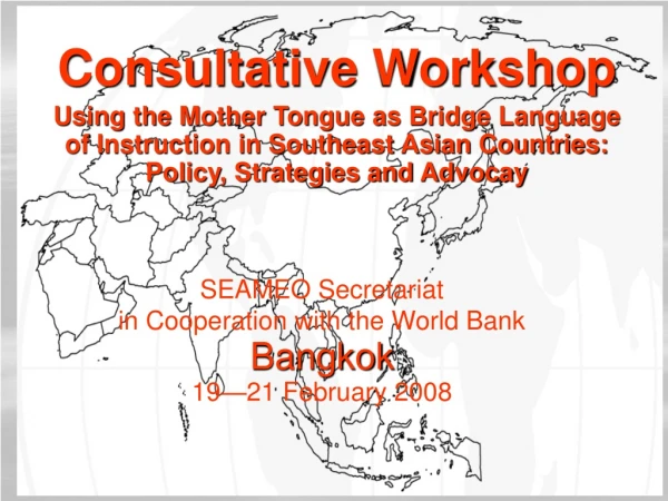 Consultative Workshop