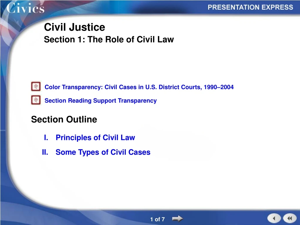 civil justice