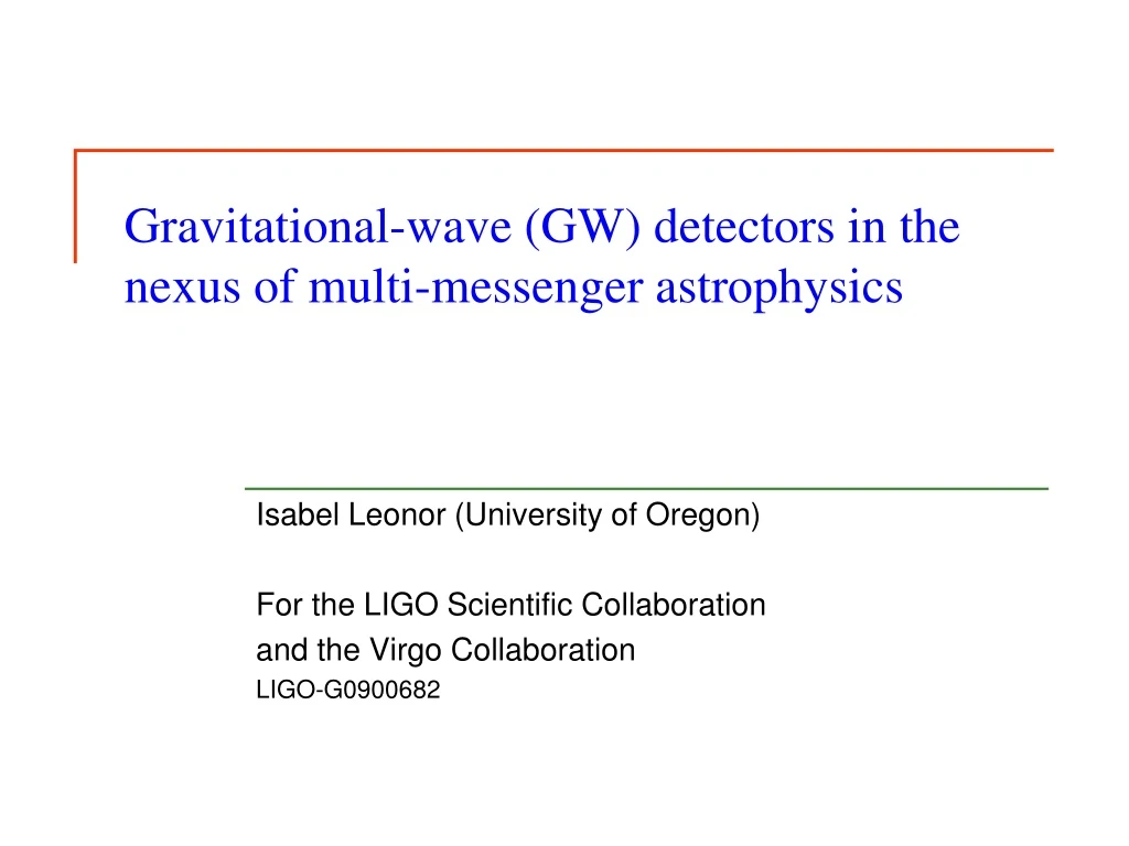 gravitational wave gw detectors in the nexus of multi messenger astrophysics