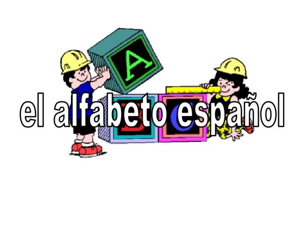 el alfabeto español