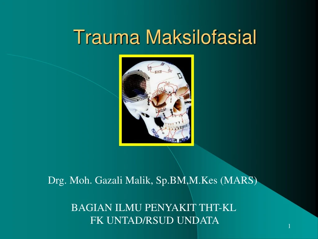 trauma maksilofasial