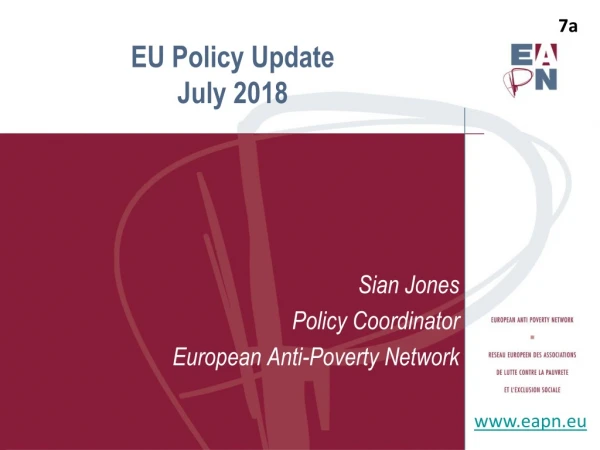 EU Policy Update  July 2018