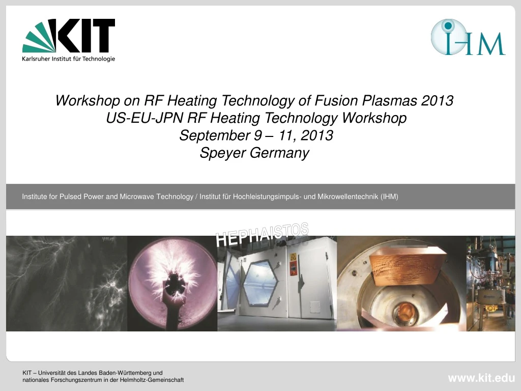 workshop on rf heating technology of fusion