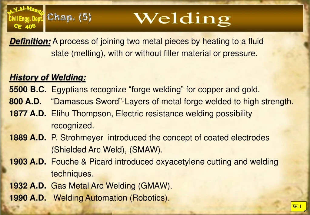 welding