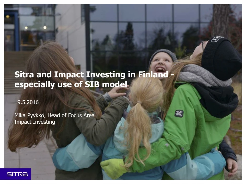 sitra and impact investing in finland especially