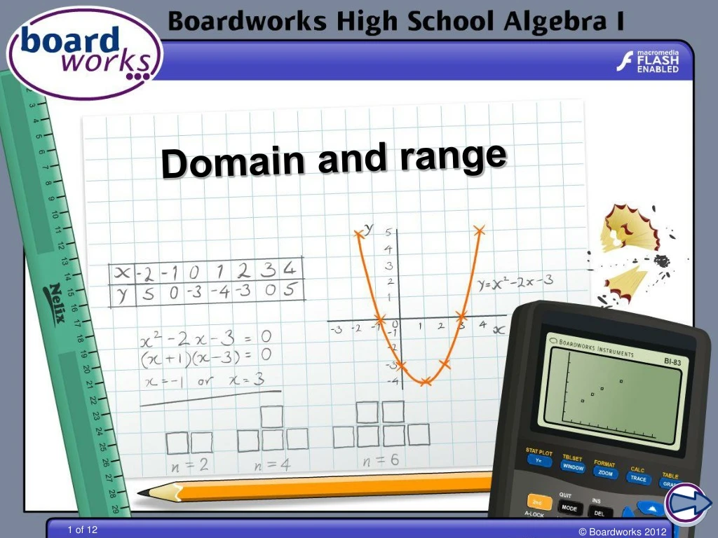 domain and range