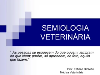 SEMIOLOGIA VETERIN RIA - slide 1
