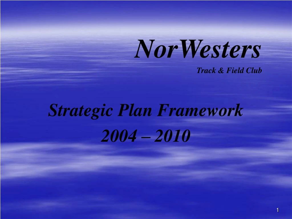 strategic plan framework 2004 2010