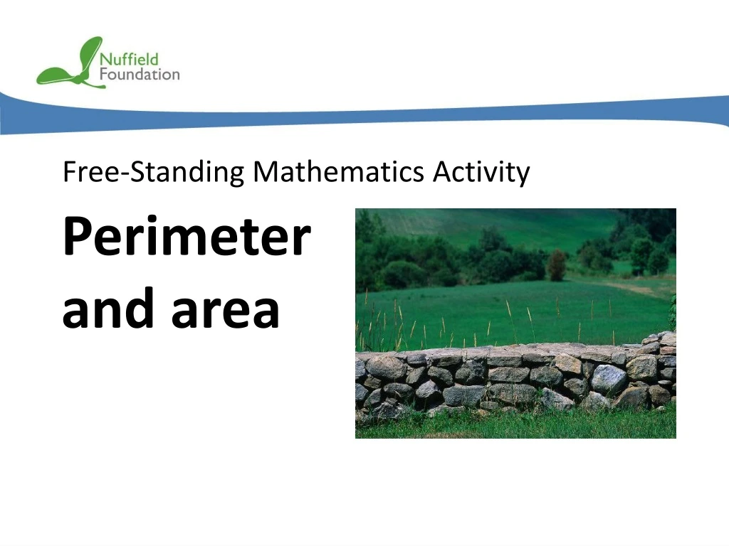 free standing mathematics activity