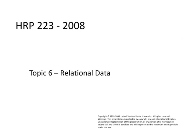 HRP 223 - 2008