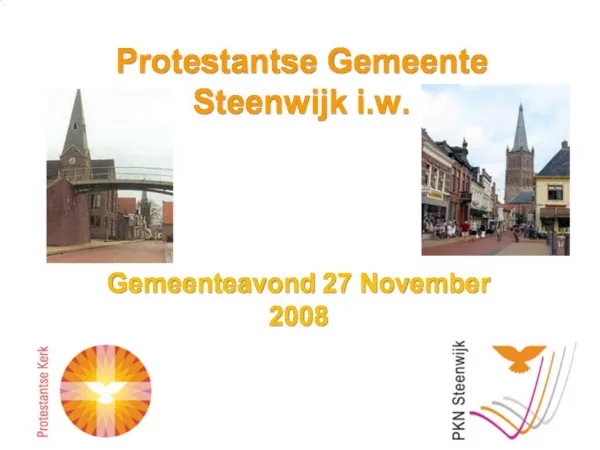 Protestantse Gemeente Steenwijk i.w.