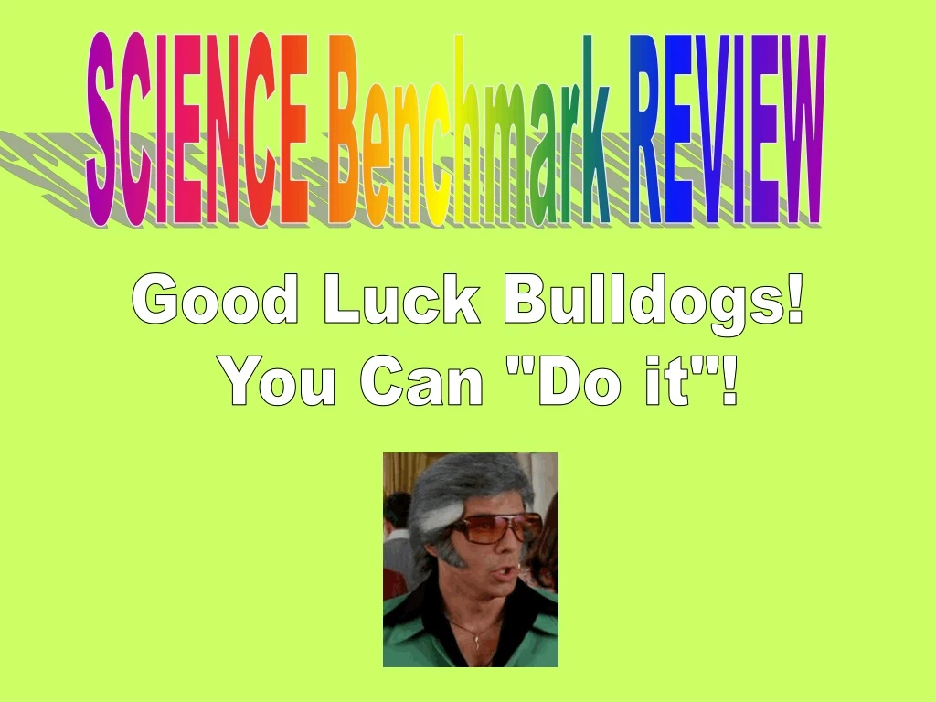 science benchmark review