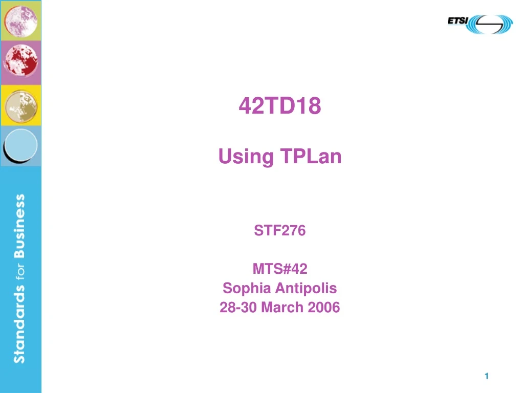 42td18 using tplan