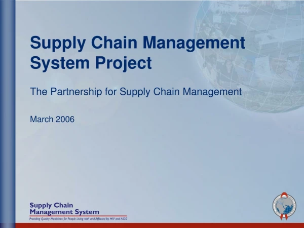 supply chain management system project