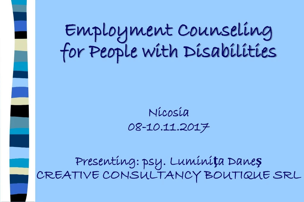 employment counseling for people with
