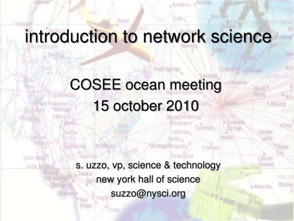 introduction to network science