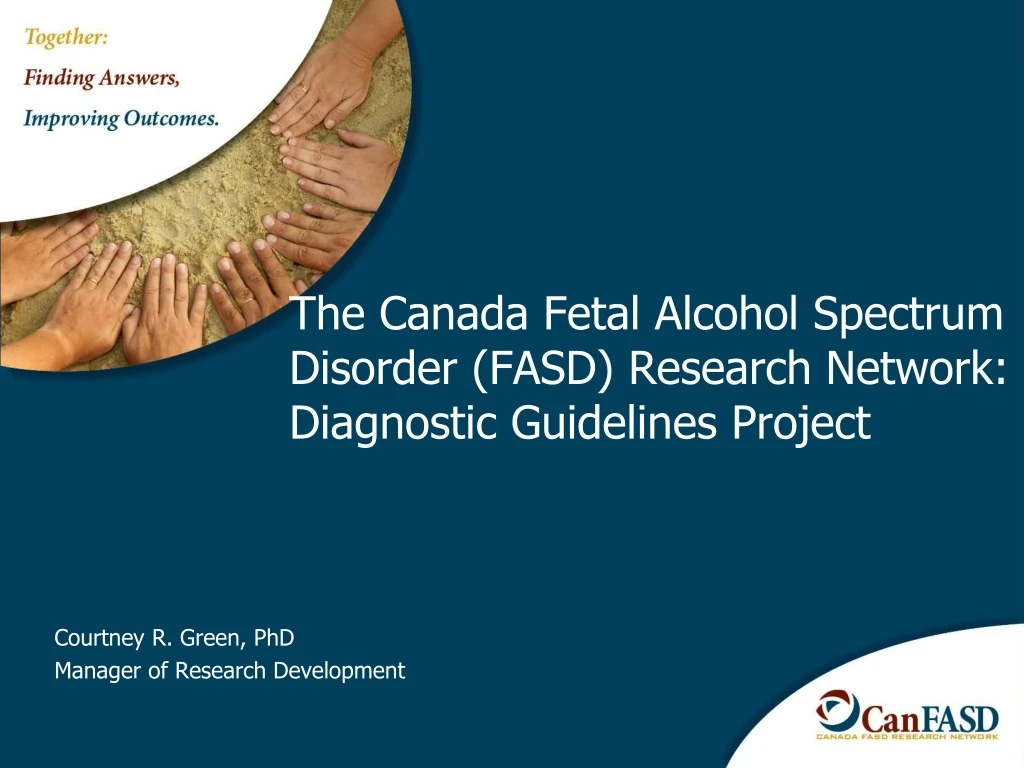 the canada fetal alcohol spectrum disorder fasd research network diagnostic guidelines project