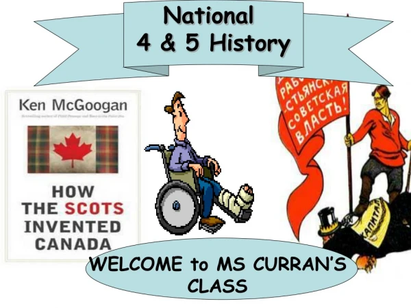 National  4 &amp; 5 History